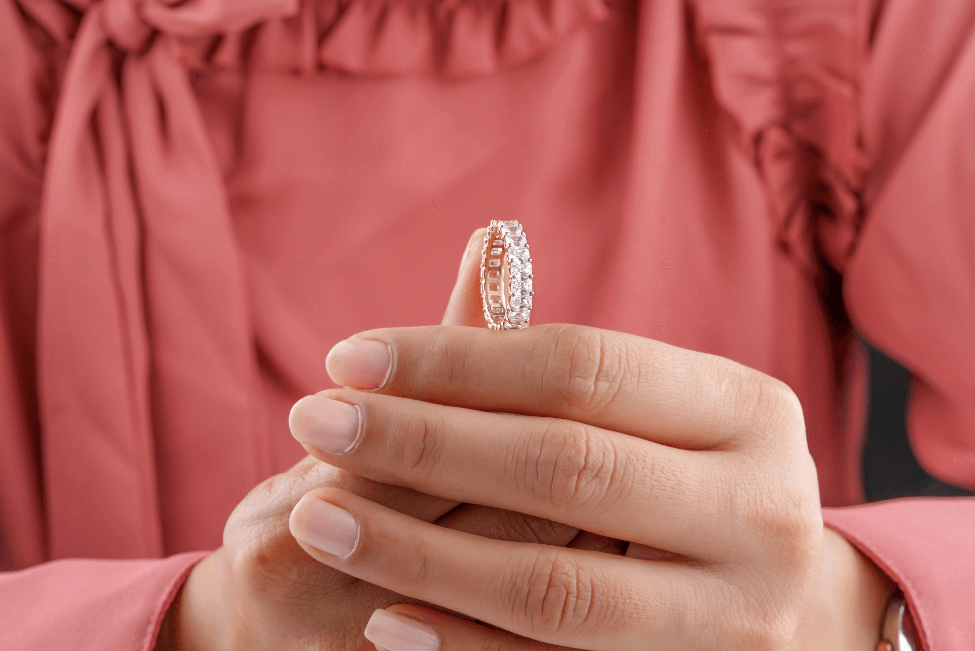 1.51ct Diamond Anniversary Wedding Ring Band for Men Women